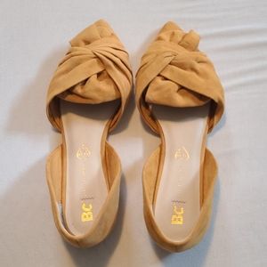 BC Yellow Velvet Vegan Shoe